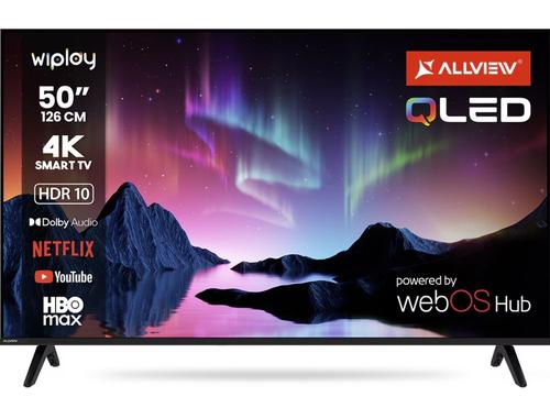 Televizor QLED Allview 127 cm (50inch) QL50WiPlay6301-U, Ultra HD 4k, Smart TV, WiFi