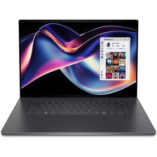 Laptop DELL XPS 16 DA16260 (Procesor Intel® Core™ Ultra X7 358H (18M Cache, up to 4.80 GHz) 16inch 3.2K OLED 20-120Hz Touch, 32GB LPDDR5X, 2TB SSD, Intel Arc B390 Graphics, Windows 11 Pro, Gri)