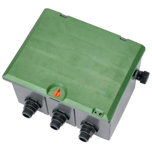 Cutie Gardena pentru 3 electrovalve, 1inch