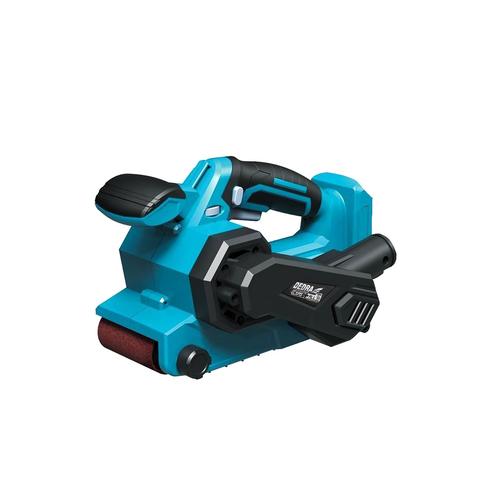 Masina de slefuit cu banda abraziva, 18V Li-ion, acumulator neinclus, 76x457 mm, SAS+ALL, Dedra