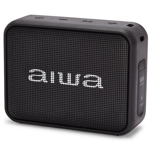 Boxa portabila Aiwa BS-200BK, Bluetooth, Radio, Ipx6, Putere 6W, Negru
