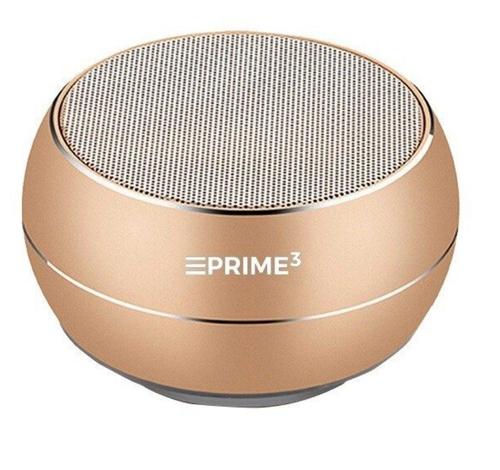 Boxa portabila Prime3 ABT03GL, Bluetooth, Radio FM, 1 x 3 W RMS, Autonomie 5 ore (Auriu)