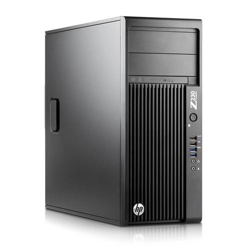Calculator Sistem PC Refurbished HP Z230 Tower, CPU Intel Quad Core i5-4690 3.50 - 3.90GHz, 8GB DDR3 ECC, 240GB SDD, Intel Integrated HD Graphics 4600, DVD-RW