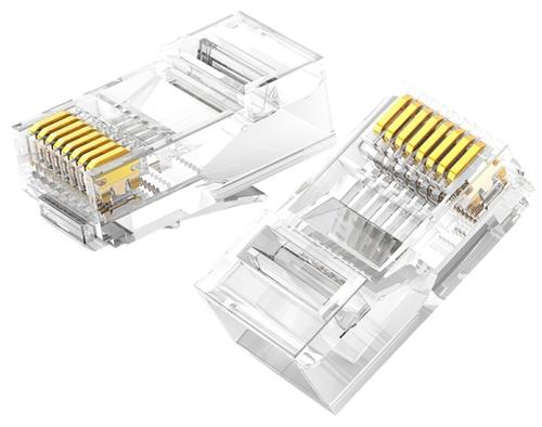 Conector Retea UGREEN NW120, RJ45, Cat6, Set 100 bucati