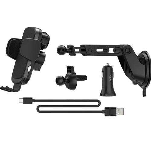 Suport auto cu incarcare Wireless HAMA FC10 Motion 201678, 10W (Negru)