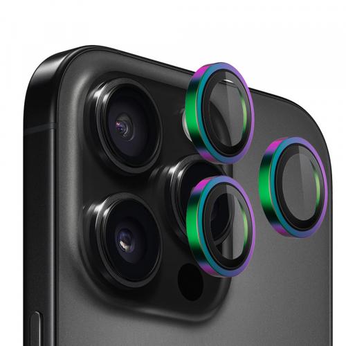 Folie de protectie Camera Spate Blueo Metal Frame pentru Apple iPhone 14 Pro Max / 14 Pro, Sticla Securizata