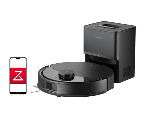 Robot de aspirare Roborock Q10 PF+ B, aspirator si mop cu statie de golire automata, 10.000 Pa, baterie 5.200 mAh, Autonomie 150 min, Navigatie AI, Recipient praf 2.7L, Lifable Mop, Suport Alexa si Google Home (Negru)
