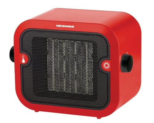 Aeroterma ceramica Heinner HCH-L1500RD, 1500W, 2 trepte de putere, Termostat reglabil (Rosu)