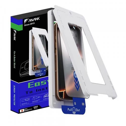 Folie de protectie Ecran Anank 5X Reinforced Applicator pentru Apple iPhone Air, Sticla Securizata, Full Glue, 2.5D