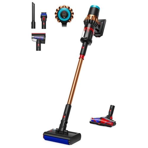 Aspirator vertical pentru curatare uscata si umeda Dyson V16 Piston Animal Submarine 492969-01, 900 W, 315 AW, Autonomie 70 minute, Ecran LCD, Lumina LED, Filtrare HEPA 5 etape (Negru)