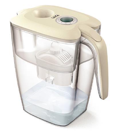 Cana filtrare apa Laica BIG Roma Dark Green J81EA, 2.2 l (Crem)