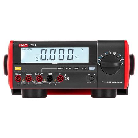 Multimetru laborator UNI-T UT803, testare diode, Port RS232C, USB,  Afisaj cu lumina de fundal