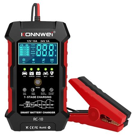 Redresor auto KONNWEI RC-10, 10Amp, 12/24V