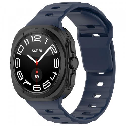 Curea Techsuit W055 pentru Samsung Galaxy Watch Ultra, Albastru