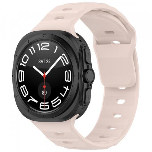 Curea Techsuit W055 pentru Samsung Galaxy Watch Ultra, Roz