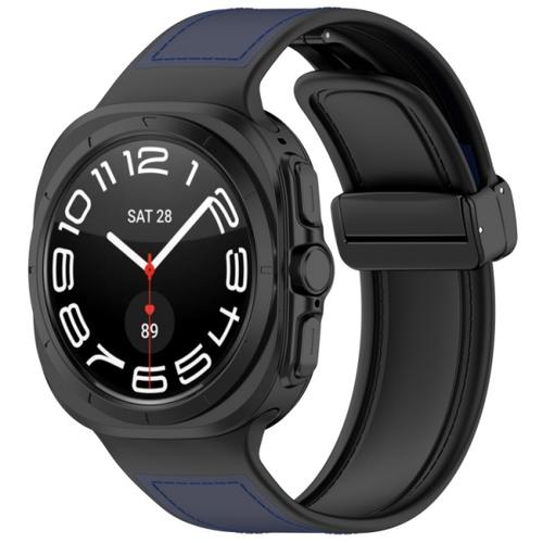Curea Techsuit W056 pentru Samsung Galaxy Watch Ultra, Albastru