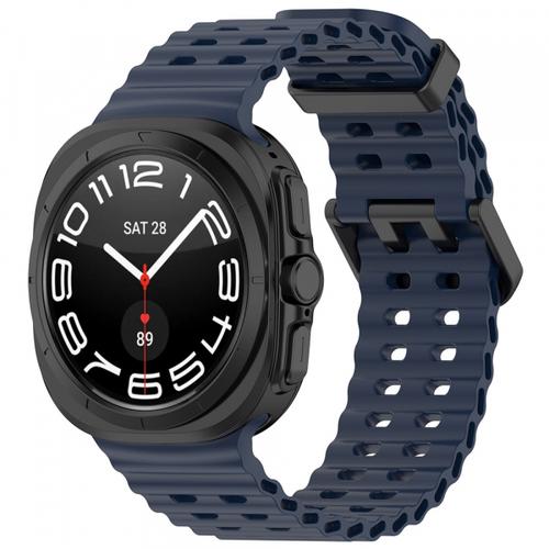 Curea Techsuit W062 pentru Samsung Galaxy Watch Ultra, Albastru