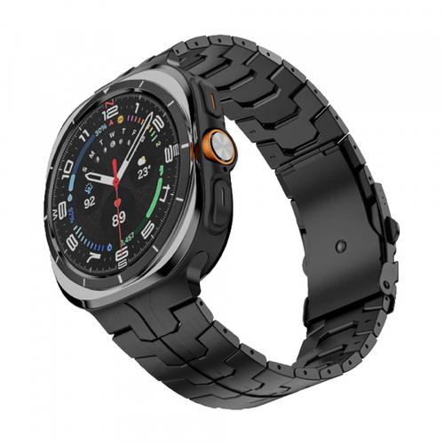 Curea Techsuit W063 pentru Samsung Galaxy Watch Ultra, Negru