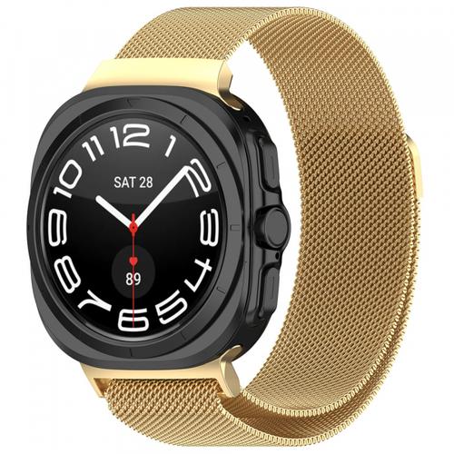 Curea Techsuit W009 pentru Samsung Galaxy Watch Ultra, Auriu