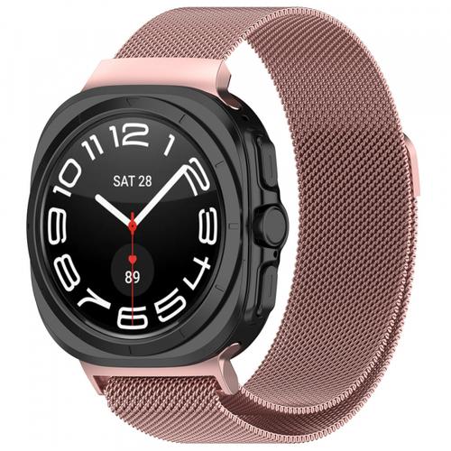 Curea Techsuit W009 pentru Samsung Galaxy Watch Ultra, Roz