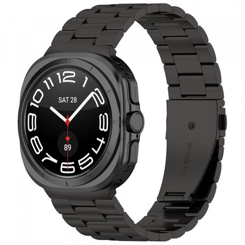 Curea Techsuit W010 pentru Samsung Galaxy Watch Ultra, Negru