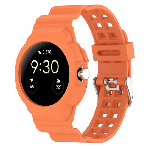 Curea Techsuit W065 pentru Google Pixel Watch 3 41mm / Watch 2 / Watch, Portocaliu