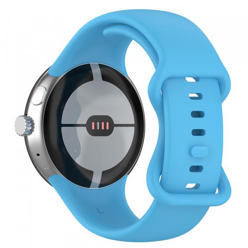 Curea Techsuit W031 pentru Google Pixel Watch 3 45mm, Albastru