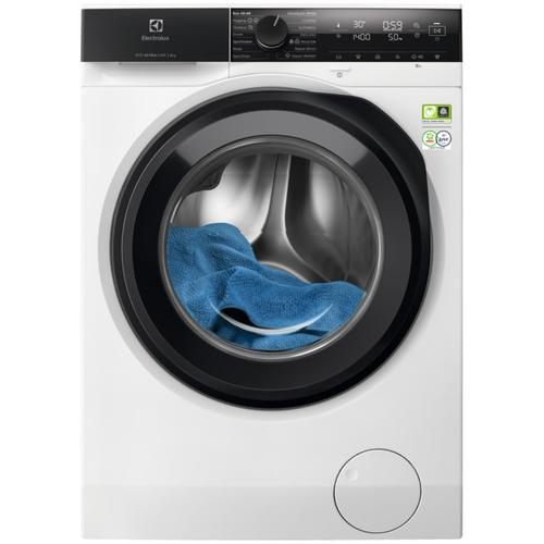 Masina de spalat rufe Electrolux UltraCare 800 EW8F4484EU, 8 kg, 1400 rpm, Motor Inverter, Clasa A, Display LED, SeamCare, SensiCare, TimeManager (Alb)