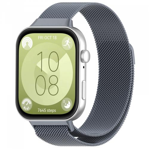 Curea Techsuit W009 pentru Huawei Watch Fit 4 Pro / Watch Fit 4 / Watch Fit 3, Albastru
