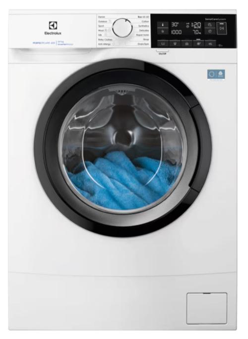 Masina de spalat rufe Electrolux PerfectCare 600 EWS6307BE, 7 kg, 1000 rpm, Clasa A, Motor Inverter cu magnet permanent, Soft Plus (Alb)