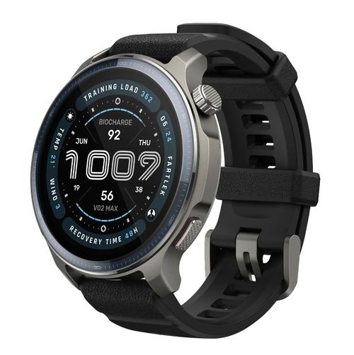 Smartwatch Huami Amazfit Balance 2 W2429GL1N, Ecran AMOLED 1.5inch, BioTracker 6.0, Wi-Fi, Bluetooth BLE, 170+ moduri sport, 10 ATM (Negru)
