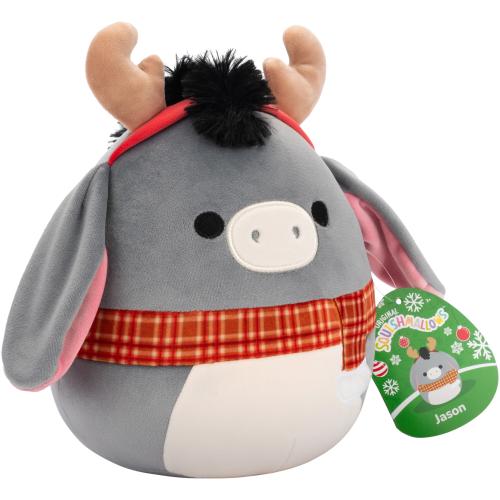 Jucarie de plus Squishmallows Squad 21 - Xmas, Jason, 19 cm