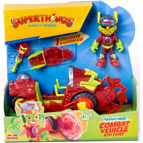 Vehicul de lupta SuperThings - Fury, cu figurina
