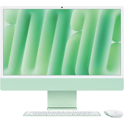 All In One PC Apple iMac 24inch (2024), Procesor Apple M4, 8 nuclee CPU si 8 nuclee GPU, 24inch, Retina 4.5K, 16GB, 1TB SSD, macOS, Layout INT, Manual RO (Verde)