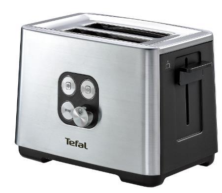 Prajitor de paine Tefal TT420D30 Equinox, 900W (Inox/Negru)