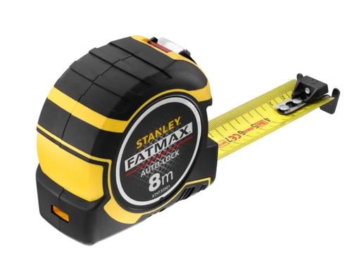 Ruleta cu banda metalica, cu autoblocare, Stanley Fatmax XTHT0-33501, 8 m