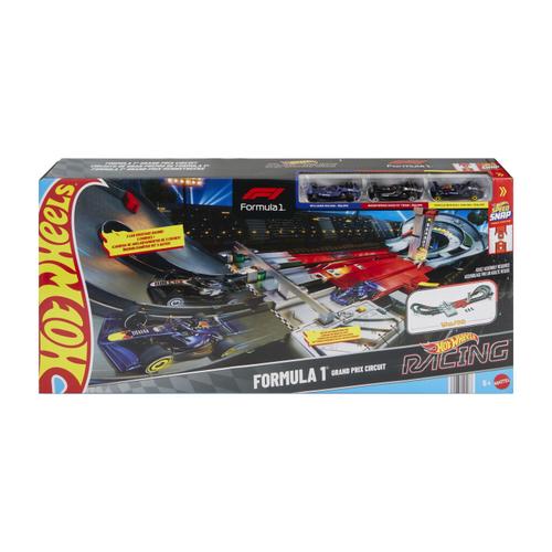 Set de joaca Hot Wheels Racing - Grand Prix Formula 1, cu 3 masinute