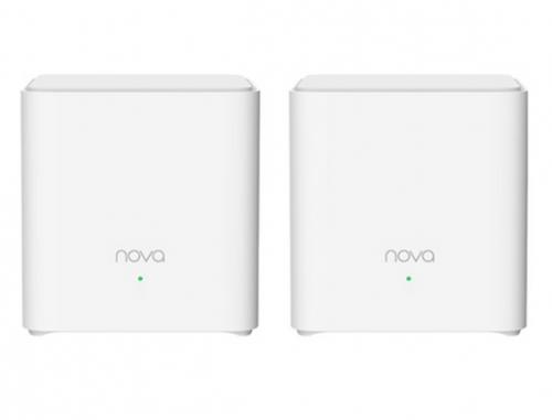 Set 2 routere wireless, Tenda, Nova MX3, WiFi 6/WLAN, 300Mbit/s-1201Mbit/s, Alb