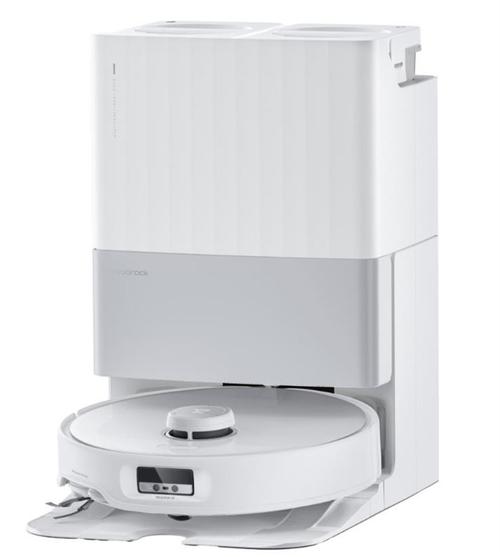 Aspirator robot Roborock Q Revo Edge QRE02-00, 18500 Pa, 300 m2, Recipient apa 80 ml, Wi-Fi, Autonomie 240 minute, Navigatie LiDAR (Alb)
