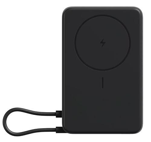 Acumulator extern magnetic cu suport incorporat Xiaomi BHR08P9GL, 33 W (USB-C), 10000 mAh, Cablu USB-C integrat, Incarcare Wireless 15 W, Control inteligent al temperaturii (Gri)
