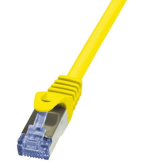 Cablu S/FTP LogiLink CQ3057S, Cat.6A, Patchcord (Galben)