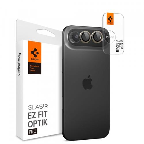 Folie de protectie Camera Spate Spigen GlastR EZ FIT Optik Pro pentru Apple iPhone Air, Sticla Securizata, Set 2 bucati
