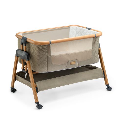 Patut co-sleeper ONINO DREAM.me, 0 - 9 kg, 7 trepte de reglaj, Verde