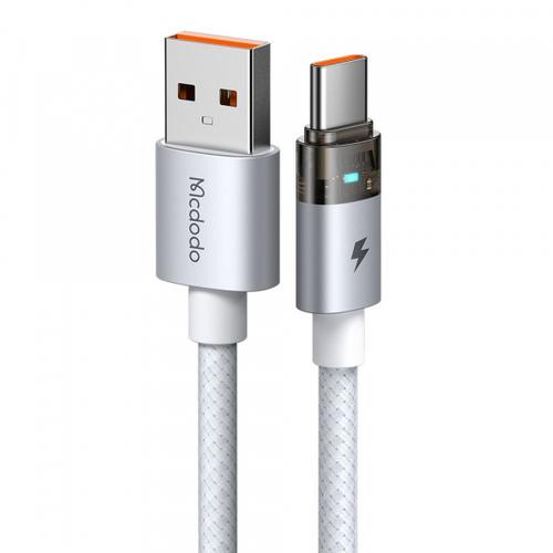 Cablu Date/Incarcare McDodo CA-6892, USB-A - USB-C, 66W, 1.2m (Alb)