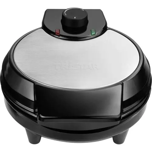Aparat pentru preparat vafe Tristar Waffle WF-1160, 700 W, 5 Waffe, Termostat, Inox / Negru