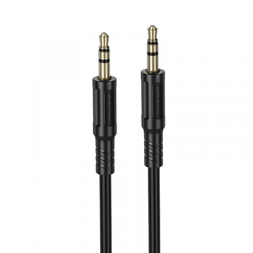 Cablu Audio 3.5mm - 3.5mm Borofone BL25 Nice, 1m, Negru