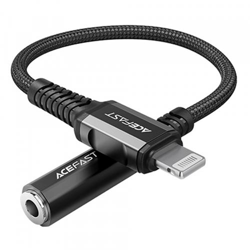 Adaptor audio Acefast C1-05, Lightning - 3.5mm (Negru)