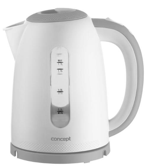 Fierbator Concept RK2335, 2200W, 1.7 l, Inchidere automata (Alb/Gri)