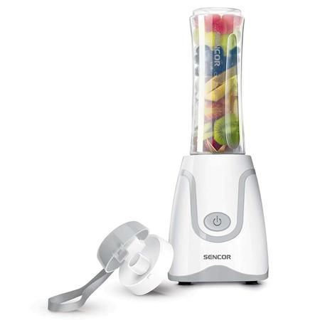 Blender SENCOR SBL2110WH SMOOTHIE, 500W, 0.6L, Functii: Pasare, Amestecare, Tocare (Alb)