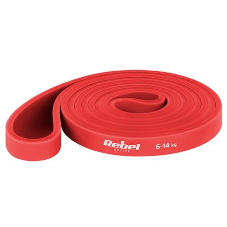 Banda Elastica Rebele Active RBA-3001-2, Power band, 6-14 Kg (Rosu)